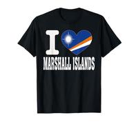 I Love Marshall Islands Corazón Souvenir Lovers Pride Travel Camiseta