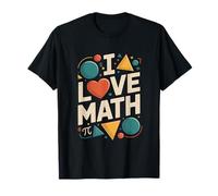 I Love Matemáticas Geometría Álgebra Pi Camiseta