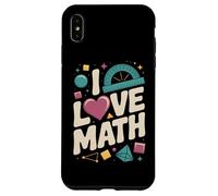I Love Math Corazón Geometría Transportador Formas Carcasa para iPhone XS Max