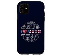 I Love Math - Matemáticas Bandera Americana Patriótica Maestro Carcasa para iPhone 11