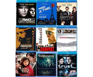 I Love Mega Movies Blu-ray Box Collection 10 Films - Bernie / Rampart / Bad Lieutenant / TransSiberian / Paris / What Maisie Knew / Trust / Proposition / Joan Rivers / Innkeepers Set