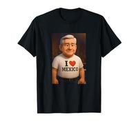 I Love Mexico Illustration Novelty Graphic Designs Camiseta