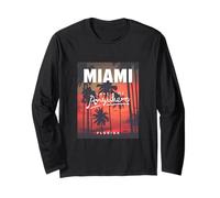 I Love Miami, Awesome Miami Florida Palms Take Me Anywhere Manga Larga