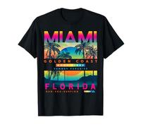 I Love Miami, Cool Miami Florida Colourful Sunrise Graphic Camiseta