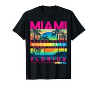 I Love Miami, Cool Miami Florida Colourful Sunrise Graphic Camiseta