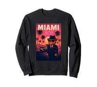 I Love Miami, Miami 305 Gangster Teddy Bear with Classic Car Sudadera