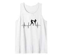 I Love Mixed Martial Arts MMA Línea Pulse Camiseta sin Mangas