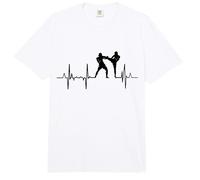 I Love Mixed Martial Arts MMA Línea Pulse Comfort Colors Adult Heavyweight T-Shirt
