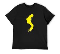 I Love MJ The Pop King Music Fan Art Clothes 80S 90S Dancer Mens Cotton Tshirt Size M