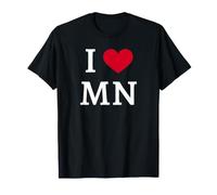 I Love MN, I Heart Initials M.N. Camiseta