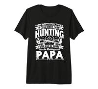 I Love More Than Hunting Papa Grandpa Hunter Life Camiseta Premium