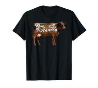 I Love Morning Cow Poop Smell Funny Farmer Rancher Cow Lover Camiseta