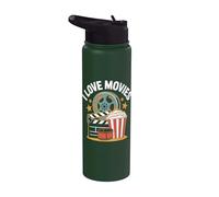I Love Movies Cine Entusiasta Reel Stainless Steel Insulated Water Bottle
