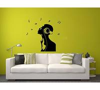 I Love Music DJ Calcomanía de pared Hamsa Vivo Habitación Casa Moderno Pegatinas Decoración Decoración Elegante Pegatina Calcomanías