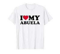 I Love My Abuela Heart Grandma Family Camiseta