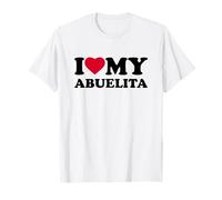 I Love My Abuelita Heart Grandma Family Camiseta