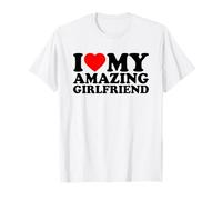 I Love My Amazing Girlfriend, I Heart My GF Valentines Day Camiseta