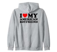 I Love My American Boyfriend Sudadera con Capucha
