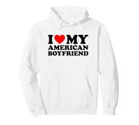 I Love My American Boyfriend Sudadera con Capucha