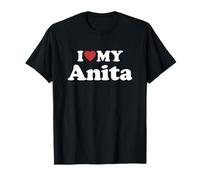 I Love My Anita Nombre Conjunto Pareja Camiseta