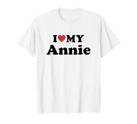 I Love My Annie Nombre Conjunto Pareja Camiseta