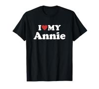 I Love My Annie Nombre Conjunto Pareja Camiseta