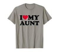 I Love My Aunt Heart Grandma Family Camiseta