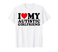 I Love My Autistic Girlfriend Heart My Autism GF Valentine Camiseta