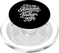 I Love my Awesome Indian Wife Cita PopSockets PopGrip para MagSafe