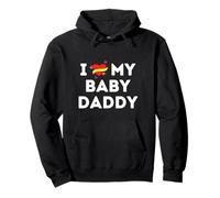 I Love My Baby Daddy, Día del Padre, Ropa de San Valentín Sudadera con Capucha