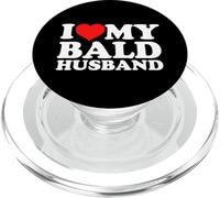I Love My Bald Husband PopSockets PopGrip para MagSafe