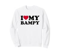 I Love My Bampy Heart Grandpa Family Sudadera