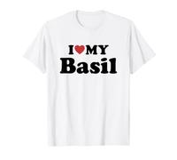 I Love My Basil Camiseta