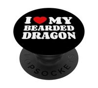 I Love My Bearded Dragon Dragones Barbudos PopSockets PopGrip Adhesivo