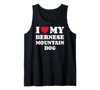 I Love My Bernese Mountain Dog Boyero de Montana Bernés Camiseta sin Mangas