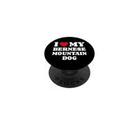 I Love My Bernese Mountain Dog Boyero de Montana Bernés PopSockets PopGrip Adhesivo