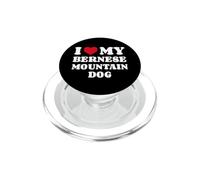 I Love My Bernese Mountain Dog Boyero de Montana Bernés PopSockets PopGrip para MagSafe
