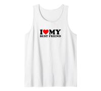 I Love My Best Friend Camiseta sin Mangas
