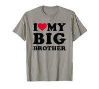 I Love My Big Brother Heart Family Funny Camiseta