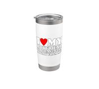 I Love My Boyfriend So Please Stay Away From Me Vaso térmico de acero inoxidable de doble pared