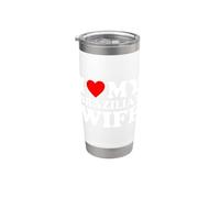 I Love My Brazilian Wife Vaso térmico de acero inoxidable de doble pared