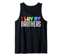 I Love My Brothers Pride Brother Divertido Divertido Niños Niñas Camiseta sin Mangas