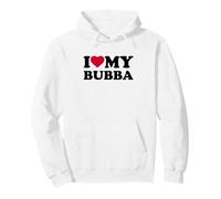 I Love My Bubba Heart Grandpa Family Sudadera con Capucha