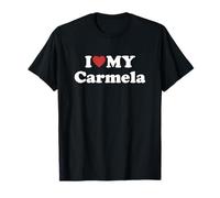 I Love My Carmela Nombre Conjunto Pareja Camiseta