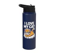 I Love My Cat Regal Cool Gafas de sol King Stainless Steel Insulated Water Bottle