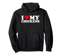 I Love My Chickens, I Heart My Chickens Sudadera con Capucha