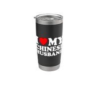 I Love My Chinese Husband Vaso térmico de acero inoxidable de doble pared