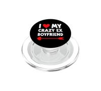 I Love My Crazy Ex Boyfriend - Día de San Valentín Divertido PopSockets PopGrip para MagSafe