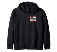 I Love My Crazy Ex Boyfriend - Día de San Valentín Divertido Sudadera con Capucha