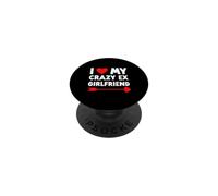 I Love My Crazy Ex Girlfriend - Día de San Valentín Divertido PopSockets PopGrip Adhesivo